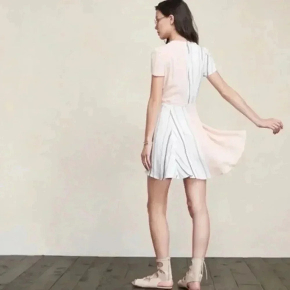 Reformation Cora Mini Wrap Dress - Picture 6 of 7